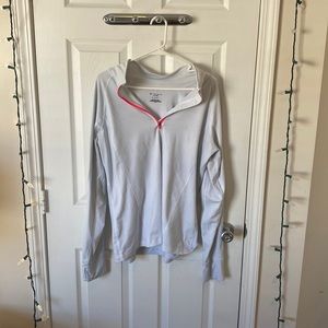 Dry TEK track jacket with quarter length neon zipper